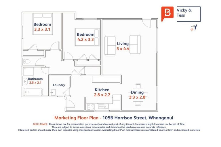 Photo of property in 105b Harrison Street, Whanganui, 4500