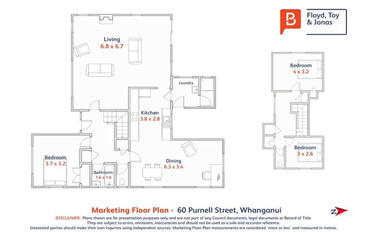 Photo of property in 60 Purnell Street, College Estate, Whanganui, 4500