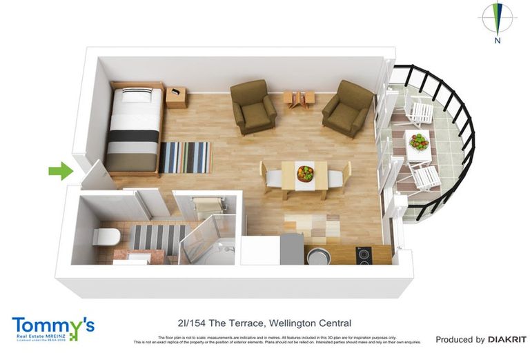 Photo of property in Atrium Apartments, 2i/154 The Terrace, Wellington Central, Wellington, 6011