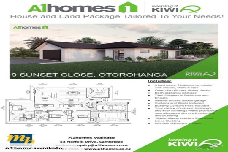 Photo of property in 9 Sunset Close, Otorohanga, 3900