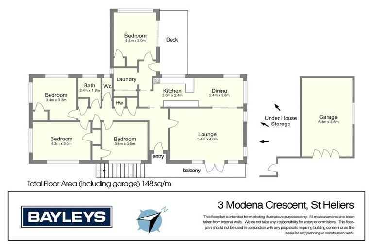 Photo of property in 3 Modena Crescent, Saint Heliers, Auckland, 1071