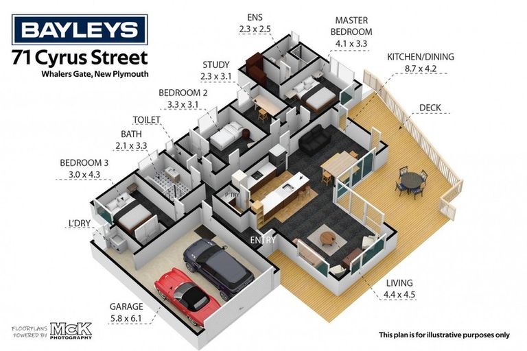 Photo of property in 71 Cyrus Street, Whalers Gate, New Plymouth, 4310