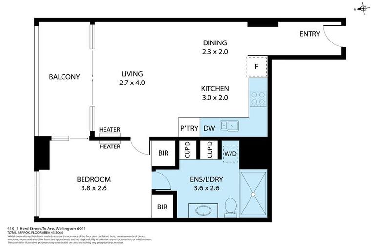 Photo of property in Chaffers Dock, 410/22 Herd Street, Te Aro, Wellington, 6011