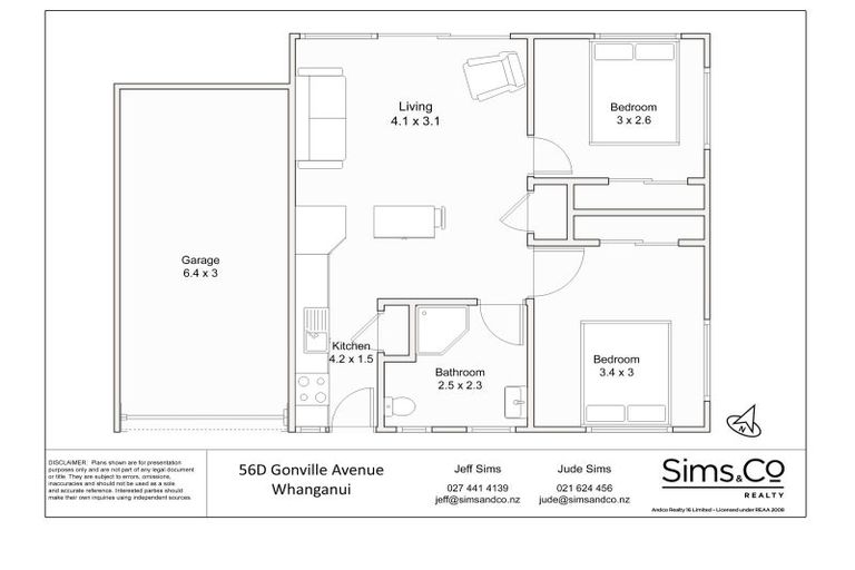 Photo of property in 56d Gonville Avenue, Gonville, Wanganui, 4501