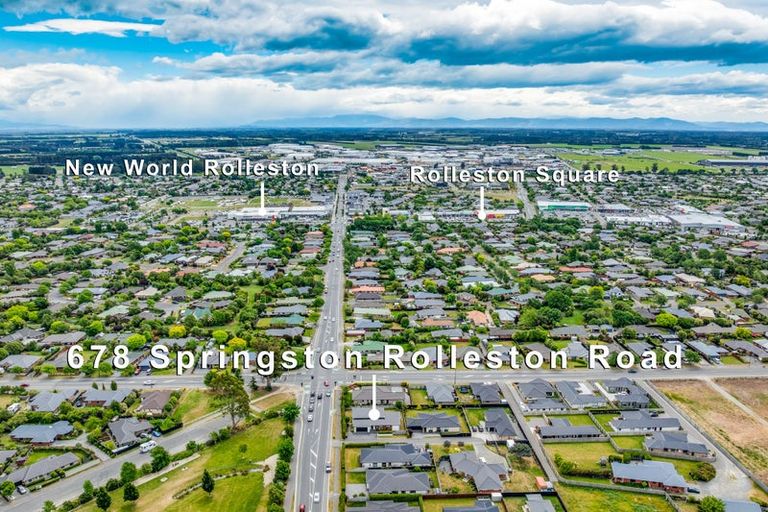 Photo of property in 678 Springston Rolleston Road, Rolleston, 7615