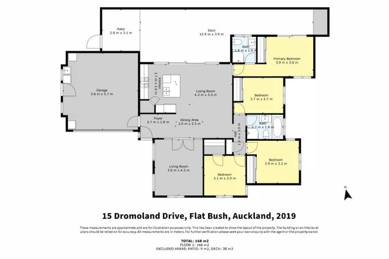 Photo of property in 15 Dromoland Drive, Flat Bush, Auckland, 2019