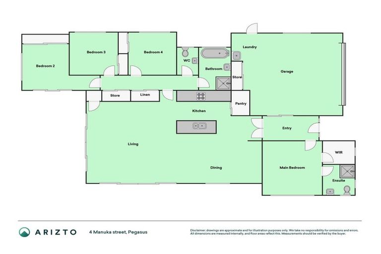 Photo of property in 4 Manuka Street, Pegasus, 7612