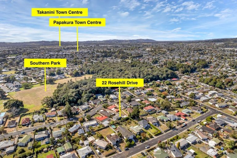 Photo of property in 22 Rosehill Drive, Rosehill, Papakura, 2113