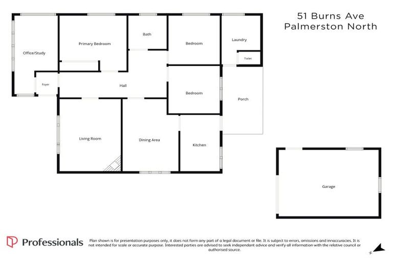 Photo of property in 51 Burns Avenue, Takaro, Palmerston North, 4412