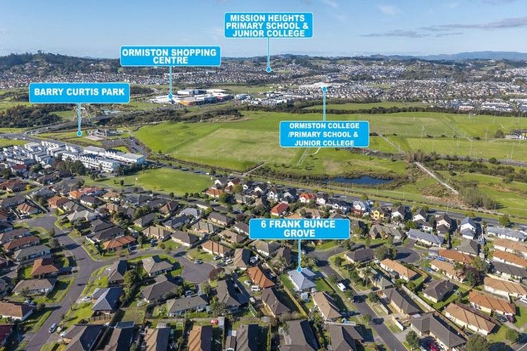 Photo of property in 6 Frank Bunce Grove, Flat Bush, Auckland, 2019