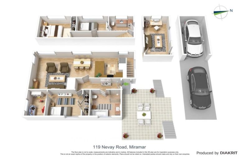 Photo of property in 119 Nevay Road, Miramar, Wellington, 6022