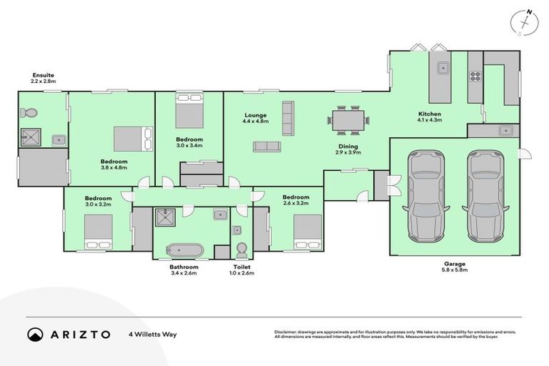 Photo of property in 4 Willetts Way, Rolleston, 7615