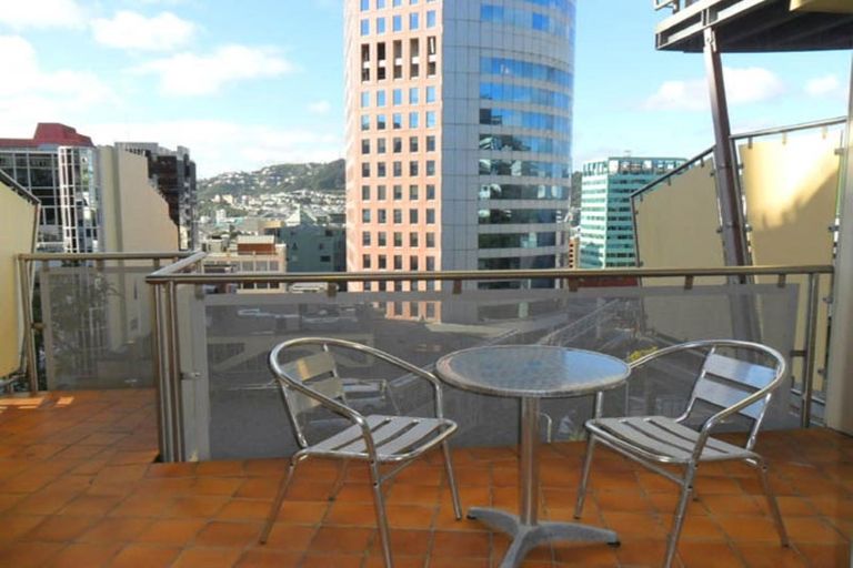 Photo of property in Sirocco Apartments, 604/8 Church Street, Wellington Central, Wellington, 6011