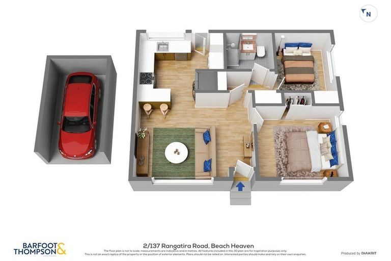 Photo of property in 2/137 Rangatira Road, Beach Haven, Auckland, 0626