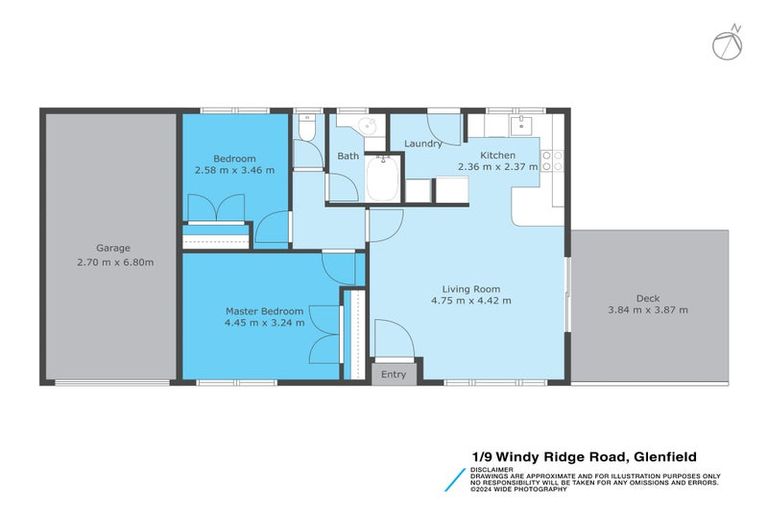 Photo of property in 1/9 Windy Ridge Road, Glenfield, Auckland, 0629