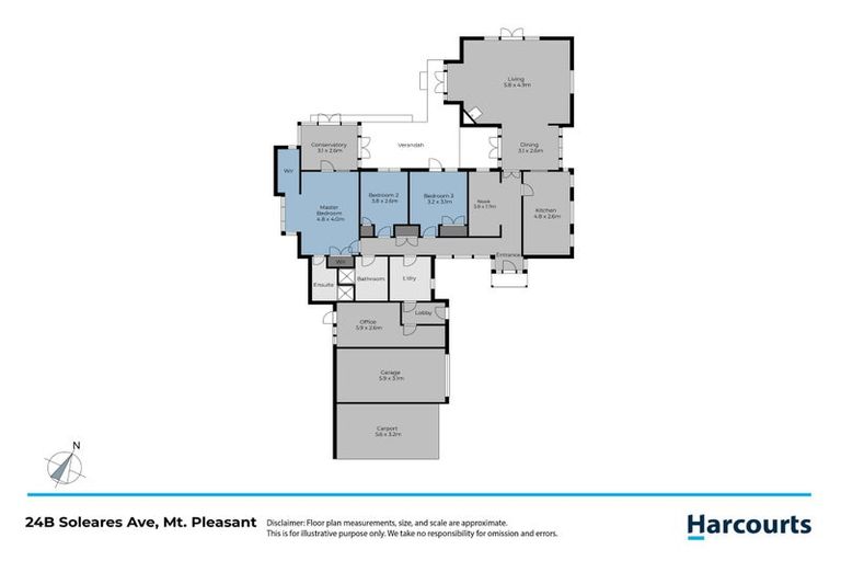 Photo of property in 24b Soleares Avenue, Mount Pleasant, Christchurch, 8081