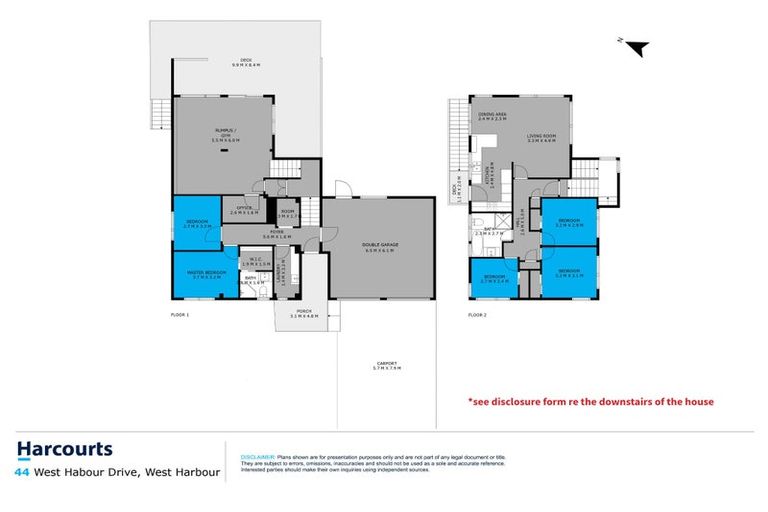 Photo of property in 44 West Harbour Drive, West Harbour, Auckland, 0618