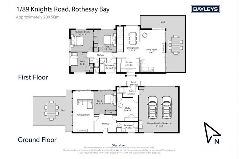 Photo of property in 1/89 Knights Road, Rothesay Bay, Auckland, 0630