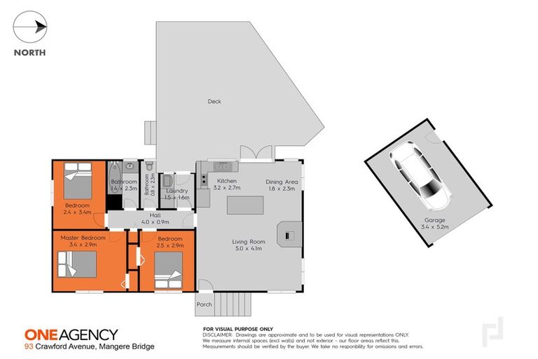 Photo of property in 93 Crawford Avenue, Mangere Bridge, Auckland, 2022