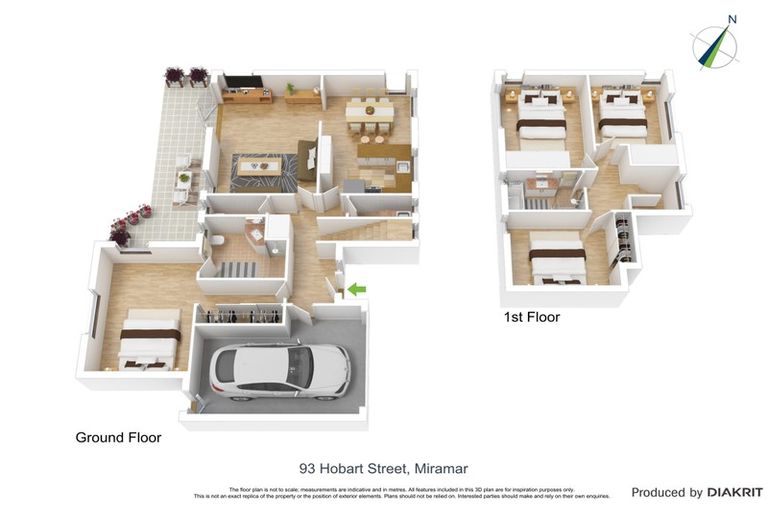 Photo of property in 93 Hobart Street, Miramar, Wellington, 6022