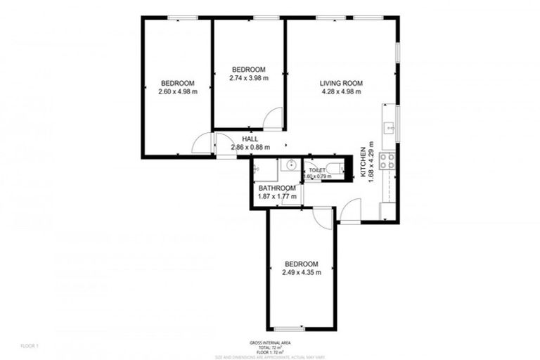 Photo of property in Drummond Street Flats, 26/19 Drummond Street, Mount Cook, Wellington, 6021