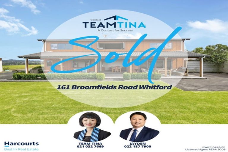 Photo of property in 161 Broomfields Road, Whitford, 2571