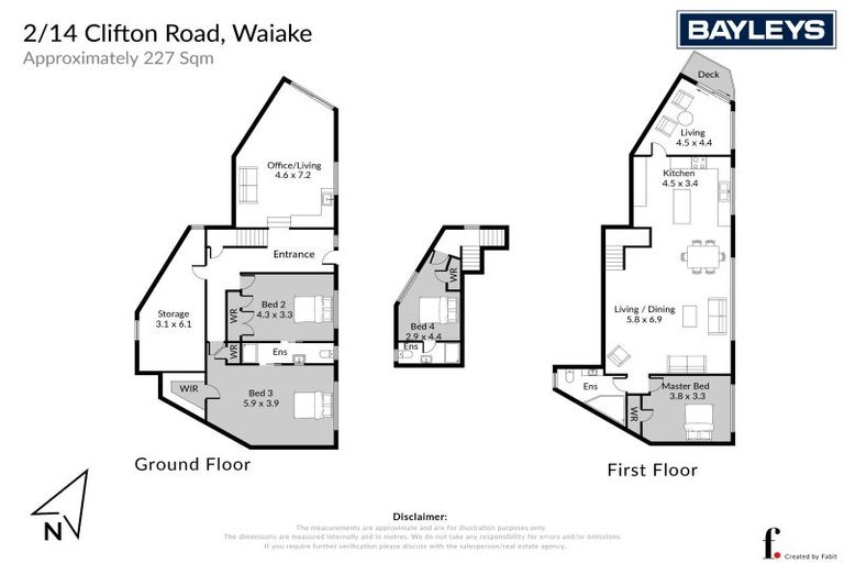 Photo of property in 2/14 Clifton Road, Waiake, Auckland, 0630