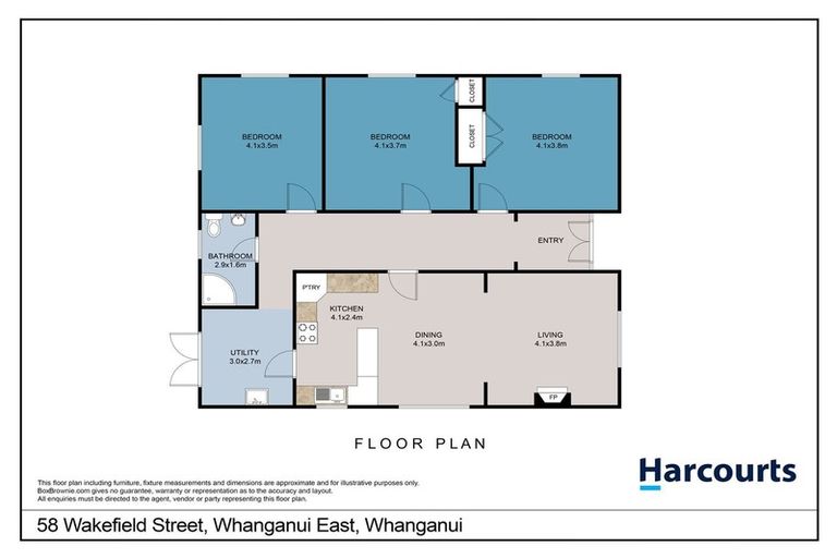 Photo of property in 58 Wakefield Street, Whanganui East, Whanganui, 4500