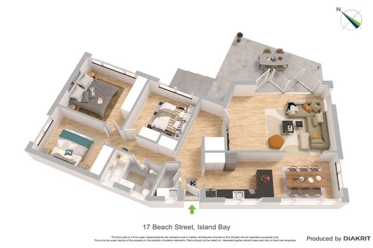 Photo of property in 17 Beach Street, Island Bay, Wellington, 6023