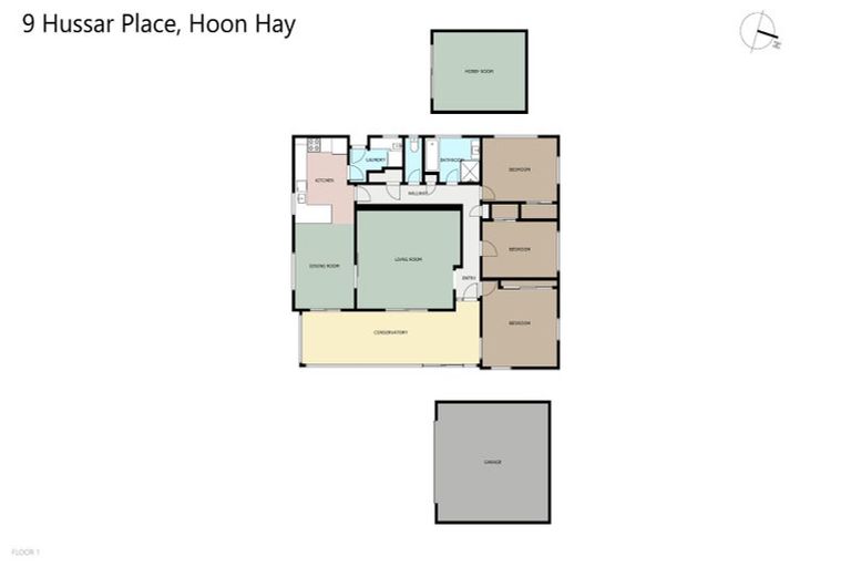 Photo of property in 9 Hussar Place, Hoon Hay, Christchurch, 8025