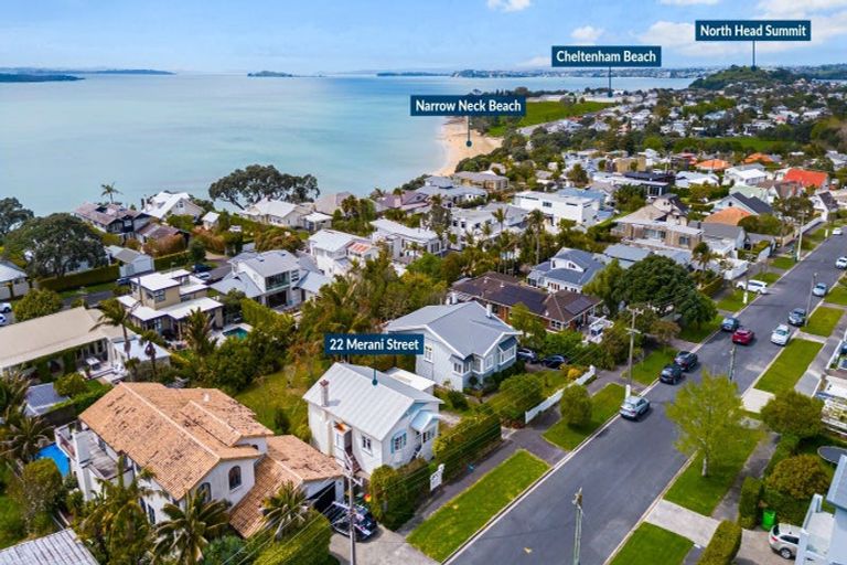 Photo of property in 22 Merani Street, Narrow Neck, Auckland, 0622