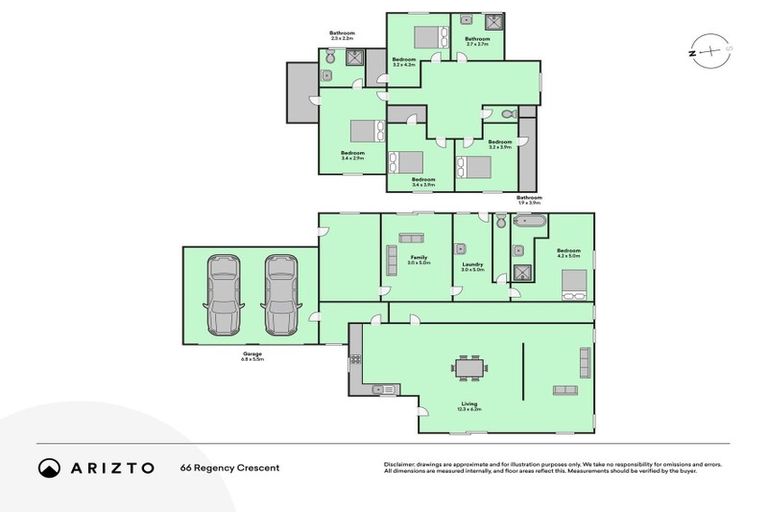 Photo of property in 66 Regency Crescent, Redwood, Christchurch, 8051