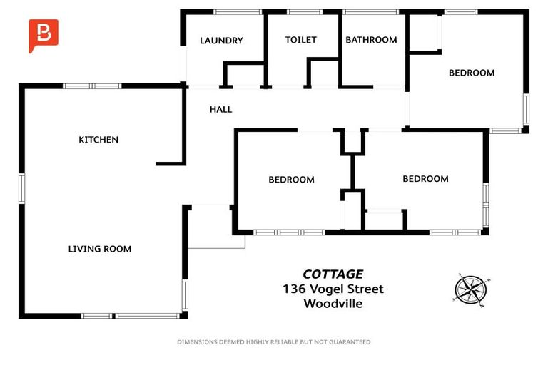 Photo of property in 136 Vogel Street, Woodville, 4920