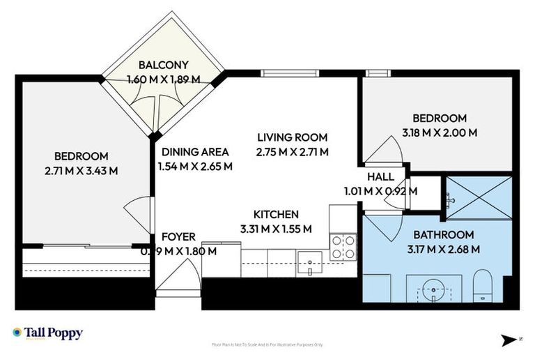 Photo of property in Palm Grove Apartments, 11/13d Palm Grove, Berhampore, Wellington, 6023