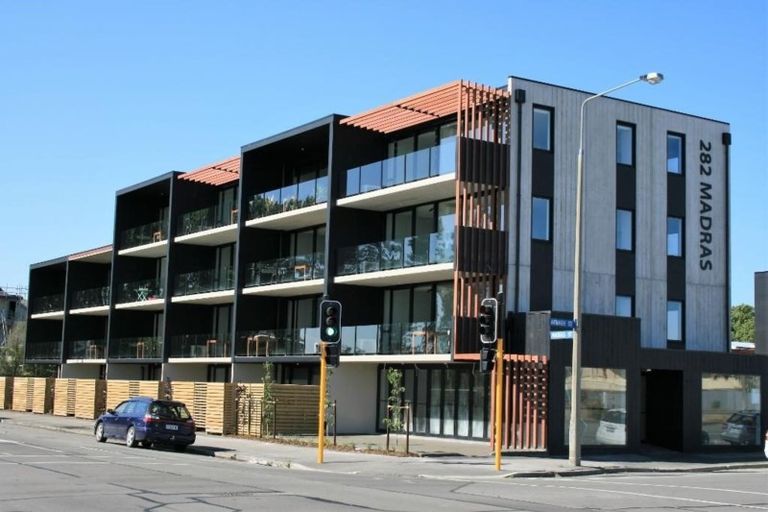 Photo of property in Leicester Executive Apartments, 104/282 Madras Street, Christchurch Central, Christchurch, 8011
