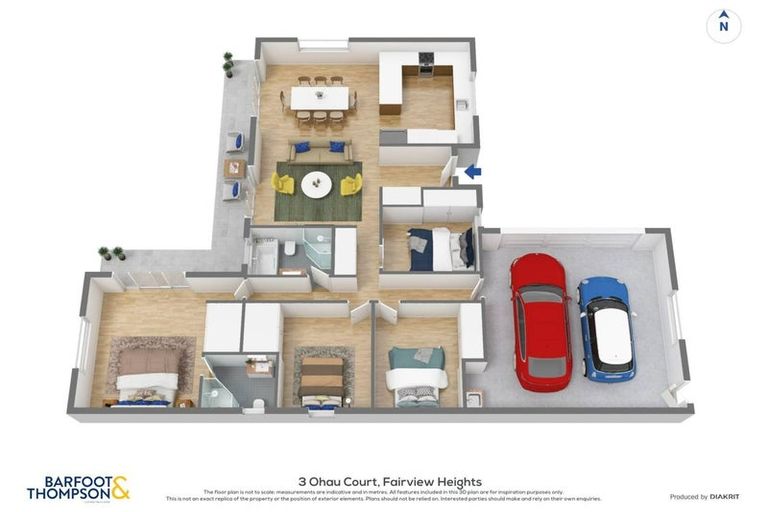 Photo of property in 3 Ohau Court, Fairview Heights, Auckland, 0632