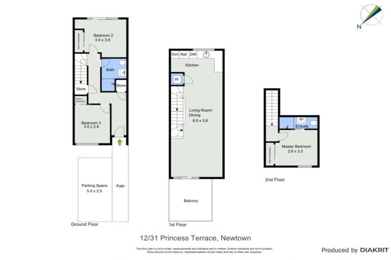 Photo of property in 12/31 Princess Terrace, Newtown, Wellington, 6021