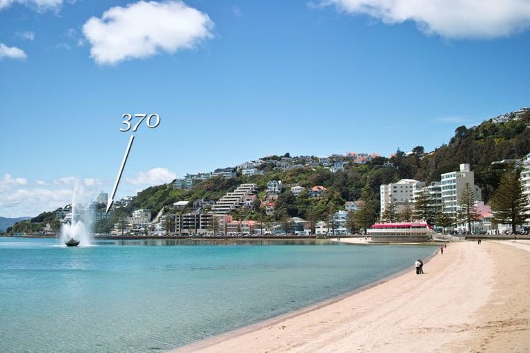 Photo of property in The Capital, 370 Oriental Parade, Oriental Bay, Wellington, 6011