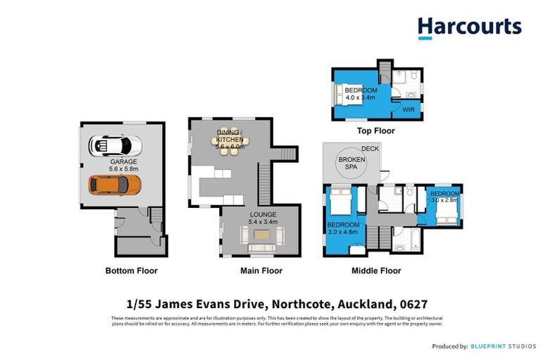 Photo of property in 1/55 James Evans Drive, Northcote, Auckland, 0627