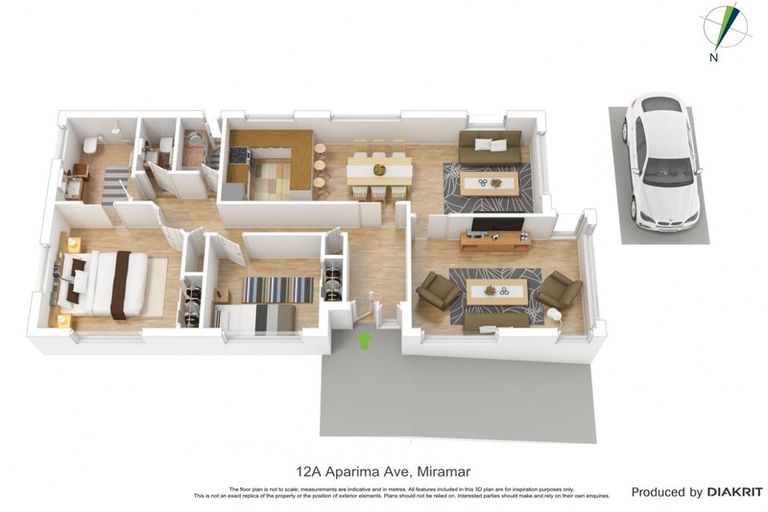 Photo of property in 12a Aparima Avenue, Miramar, Wellington, 6022