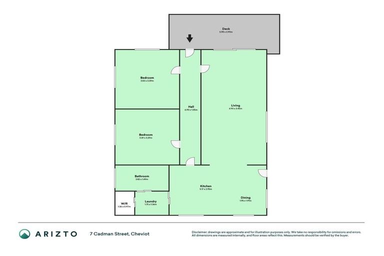 Photo of property in 7 Cadman Street, Cheviot, 7310