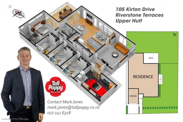 Photo of property in 105 Kirton Drive, Riverstone Terraces, Upper Hutt, 5018