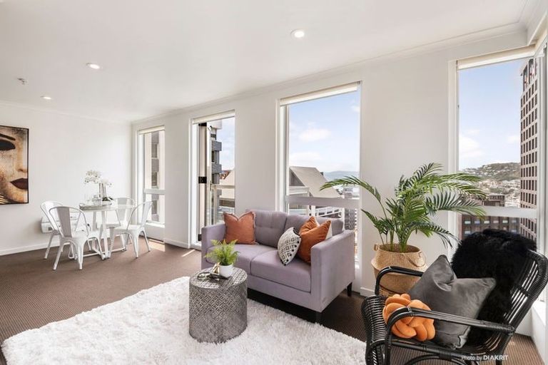 Photo of property in Terrace Heights Apartments, 12e/163 The Terrace, Wellington Central, Wellington, 6011