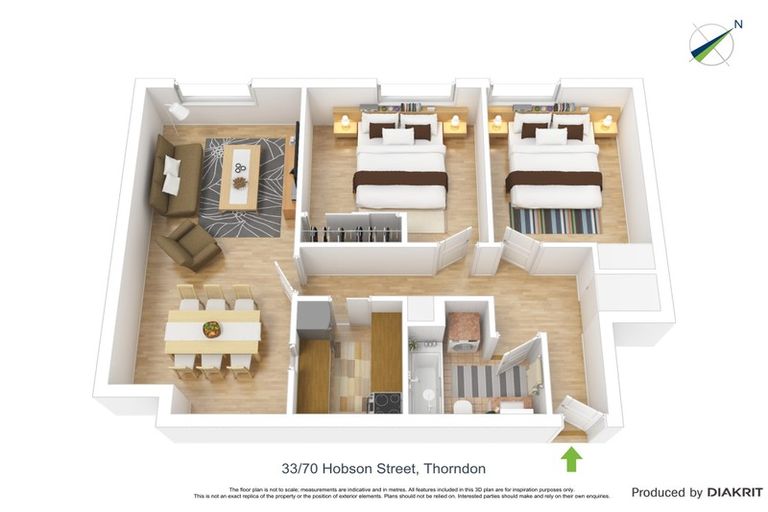 Photo of property in Hobson Court Flats, 33/70 Hobson Street, Thorndon, Wellington, 6011