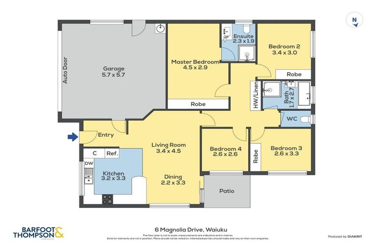 Photo of property in 6 Magnolia Drive, Waiuku, 2123