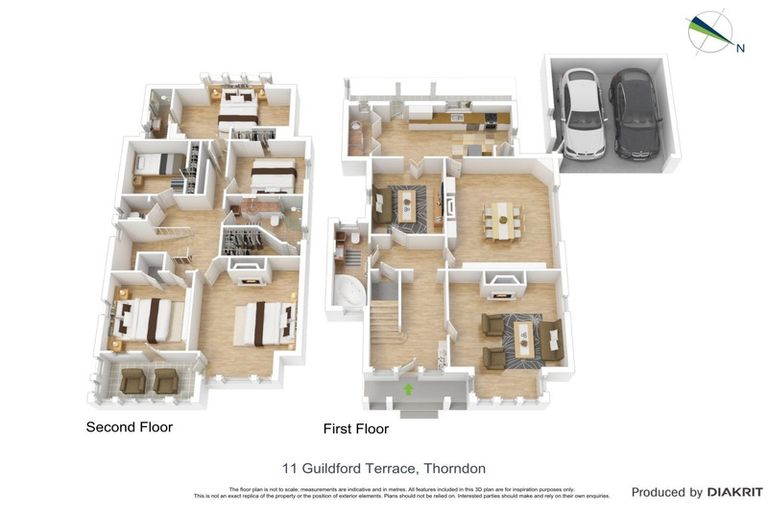 Photo of property in 11 Guildford Terrace, Thorndon, Wellington, 6011