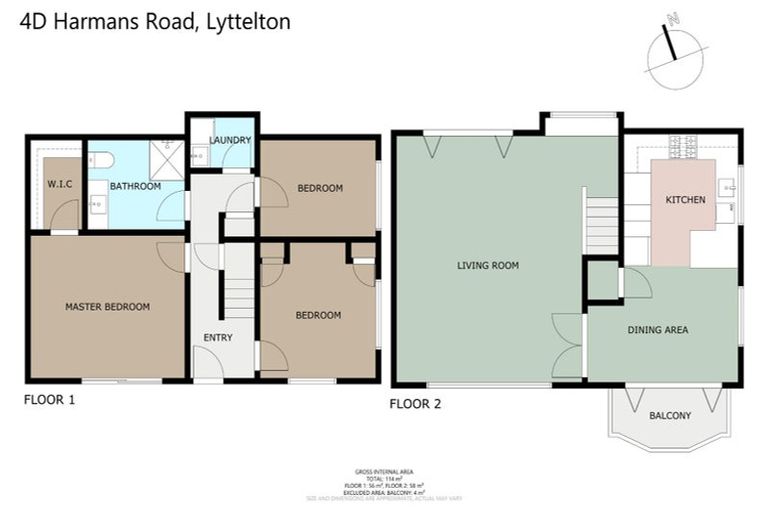 Photo of property in 4d Harmans Road, Lyttelton, 8082