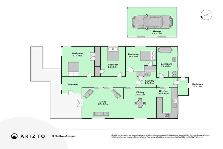 Photo of property in 3 Carlton Avenue, Gonville, Whanganui, 4501