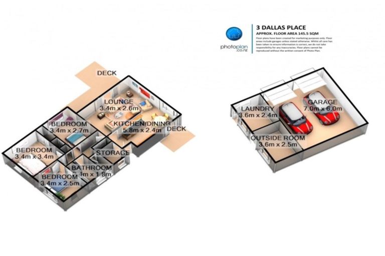 Photo of property in 3 Dallas Place, Leamington, Cambridge, 3432