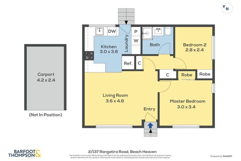 Photo of property in 2/137 Rangatira Road, Beach Haven, Auckland, 0626